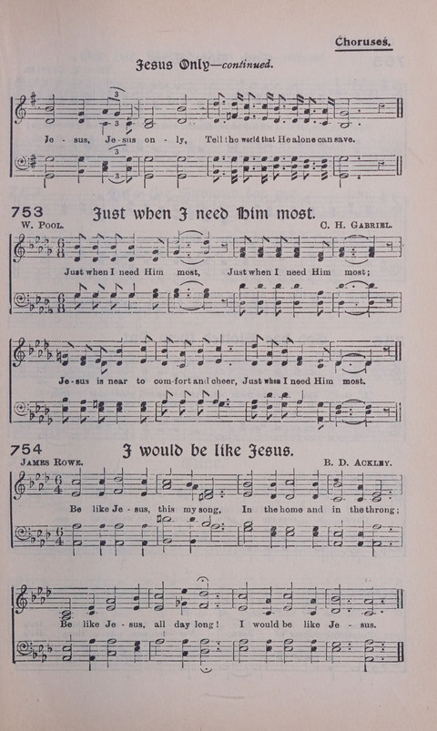 Celestial Songs: a collection of 900 choice hymns and choruses, selected for all kinds of Christian Getherings, Evangelistic Word, Solo Singers, Choirs, and the Home Circle page 671