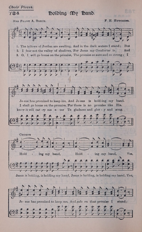Celestial Songs: a collection of 900 choice hymns and choruses, selected for all kinds of Christian Getherings, Evangelistic Word, Solo Singers, Choirs, and the Home Circle page 692