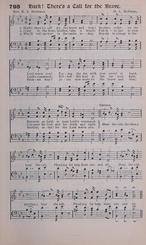 Celestial Songs: a collection of 900 choice hymns and choruses, selected for all kinds of Christian Getherings, Evangelistic Word, Solo Singers, Choirs, and the Home Circle page 705