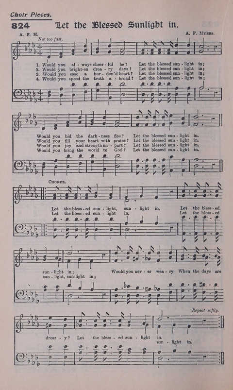 Celestial Songs: a collection of 900 choice hymns and choruses, selected for all kinds of Christian Getherings, Evangelistic Word, Solo Singers, Choirs, and the Home Circle page 736