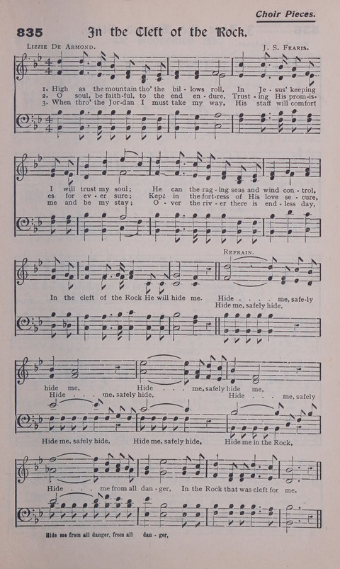 Celestial Songs: a collection of 900 choice hymns and choruses, selected for all kinds of Christian Getherings, Evangelistic Word, Solo Singers, Choirs, and the Home Circle page 747
