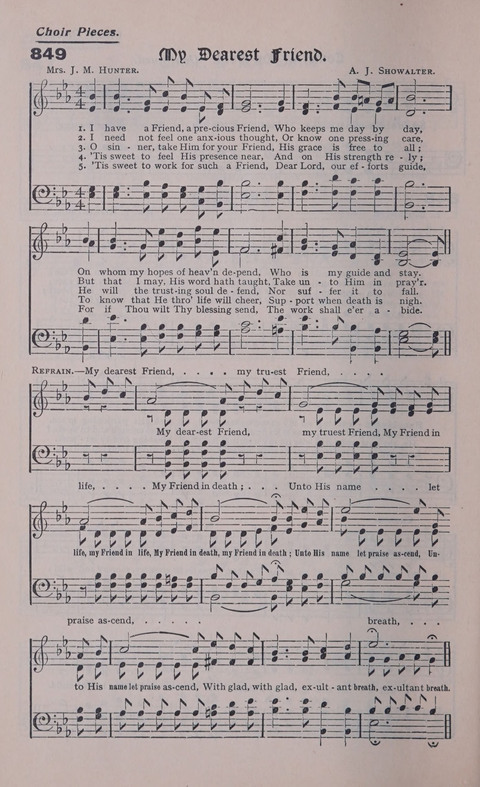 Celestial Songs: a collection of 900 choice hymns and choruses, selected for all kinds of Christian Getherings, Evangelistic Word, Solo Singers, Choirs, and the Home Circle page 768