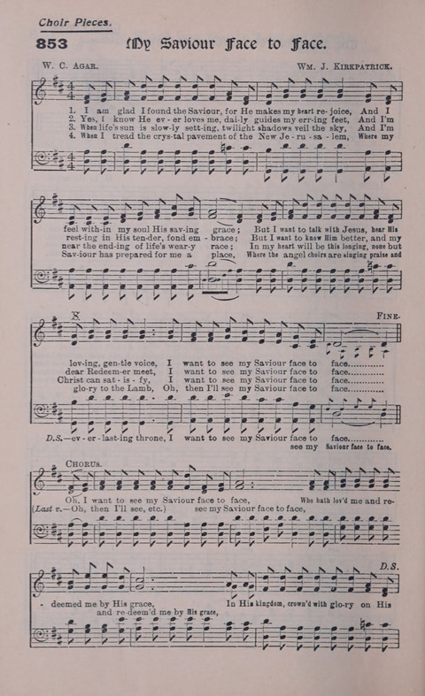 Celestial Songs: a collection of 900 choice hymns and choruses, selected for all kinds of Christian Getherings, Evangelistic Word, Solo Singers, Choirs, and the Home Circle page 772