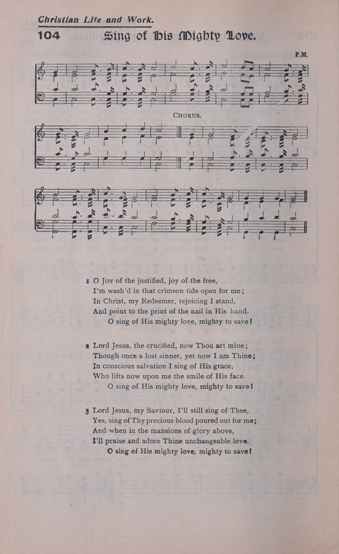 Celestial Songs: a collection of 900 choice hymns and choruses, selected for all kinds of Christian Getherings, Evangelistic Word, Solo Singers, Choirs, and the Home Circle page 90