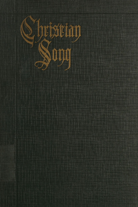 Christian Song page cover