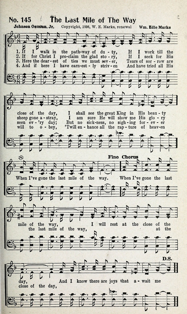 Calvary Songs: A Choice Collection of Gospel Songs, both Old and New page 146