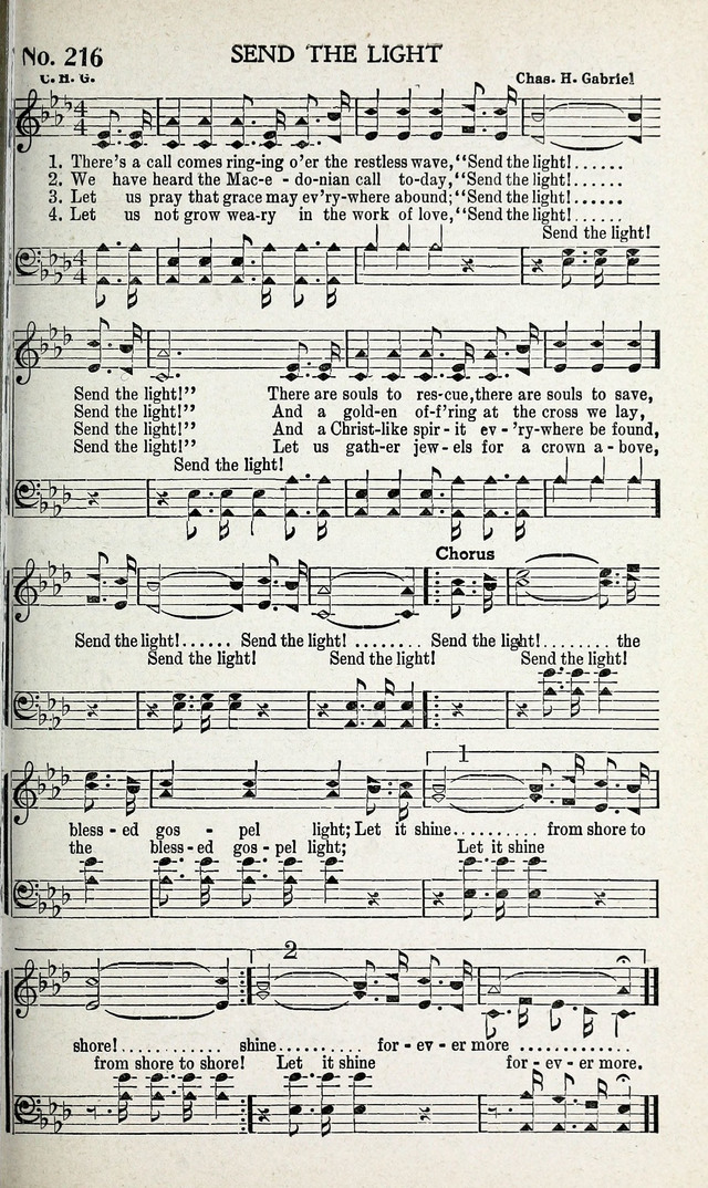 Calvary Songs: A Choice Collection of Gospel Songs, both Old and New page 226