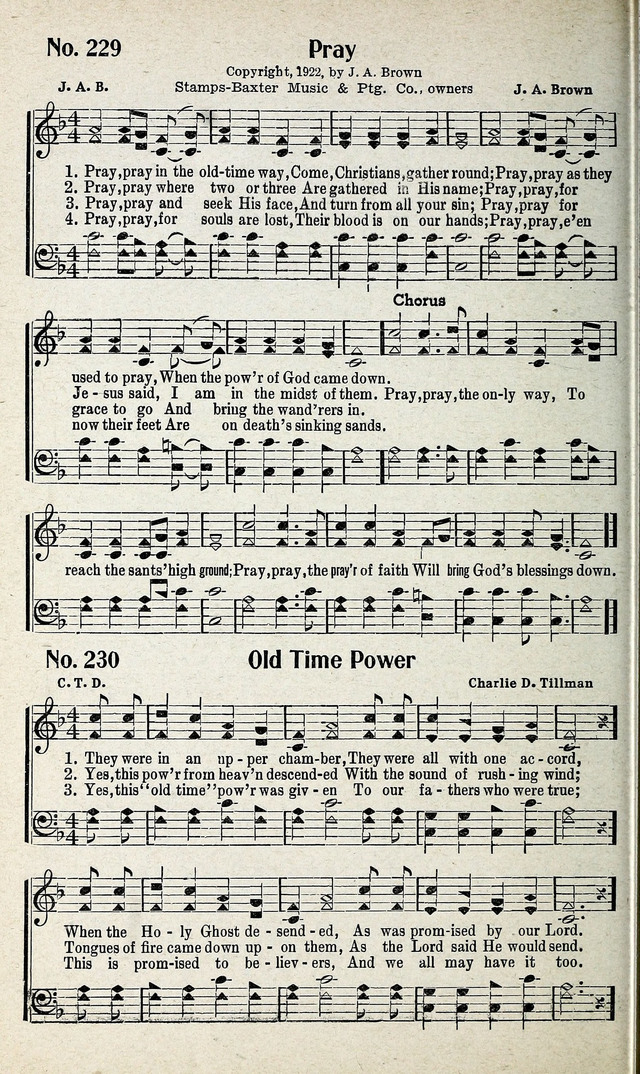 Calvary Songs: A Choice Collection of Gospel Songs, both Old and New page 235