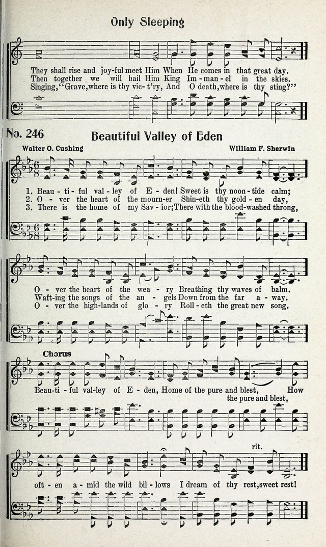 Calvary Songs: A Choice Collection of Gospel Songs, both Old and New page 246