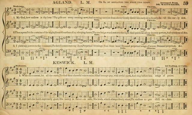 Carmina Sacra: or, Boston Collection of Church Music: comprising the most popular psalm and hymn tunes in eternal use together with a great variety of new tunes, chants, sentences, motetts... page 23