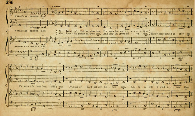 Carmina Sacra: or, Boston Collection of Church Music: comprising the most popular psalm and hymn tunes in eternal use together with a great variety of new tunes, chants, sentences, motetts... page 250
