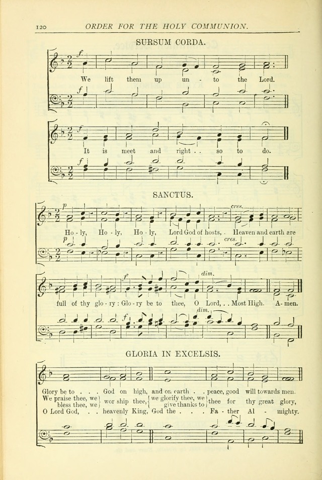 The Church Service Book: containing the words and music for the choral service, the morning and evening canticles, the holy communion, the Psalter, a selection of hymns from the hymnal with music page 127