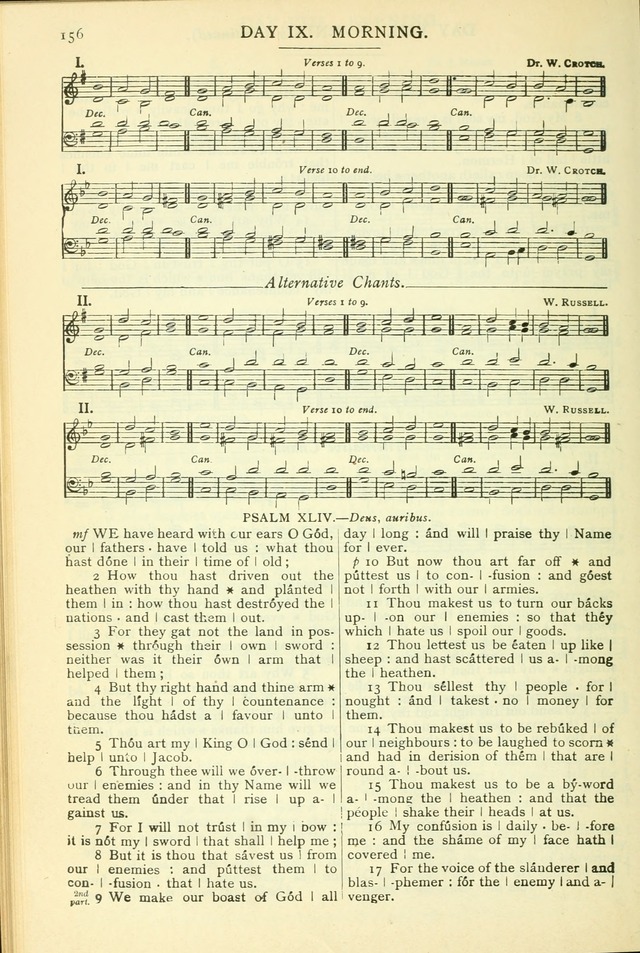 The Church Service Book: containing the words and music for the choral service, the morning and evening canticles, the holy communion, the Psalter, a selection of hymns from the hymnal with music page 167