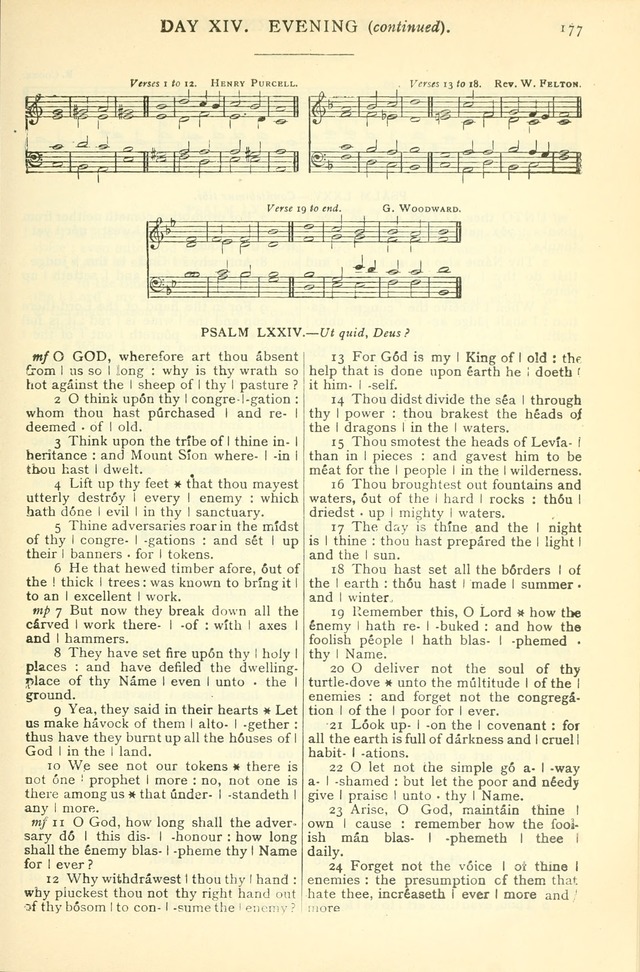 The Church Service Book: containing the words and music for the choral service, the morning and evening canticles, the holy communion, the Psalter, a selection of hymns from the hymnal with music page 188