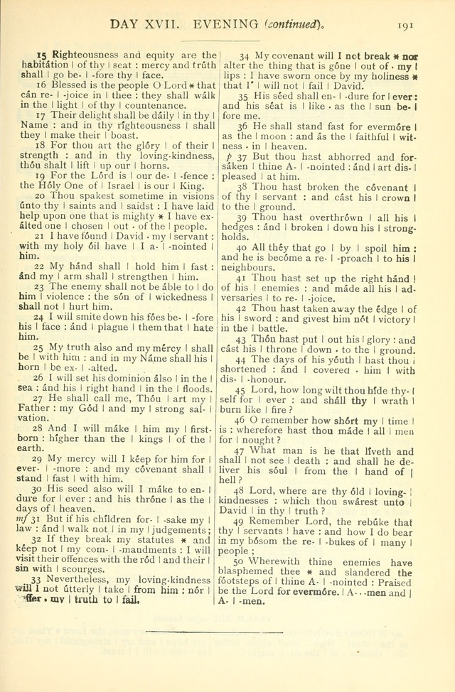 The Church Service Book: containing the words and music for the choral service, the morning and evening canticles, the holy communion, the Psalter, a selection of hymns from the hymnal with music page 202