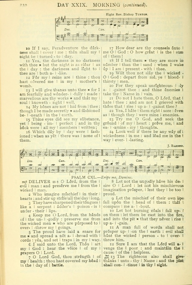 The Church Service Book: containing the words and music for the choral service, the morning and evening canticles, the holy communion, the Psalter, a selection of hymns from the hymnal with music page 243
