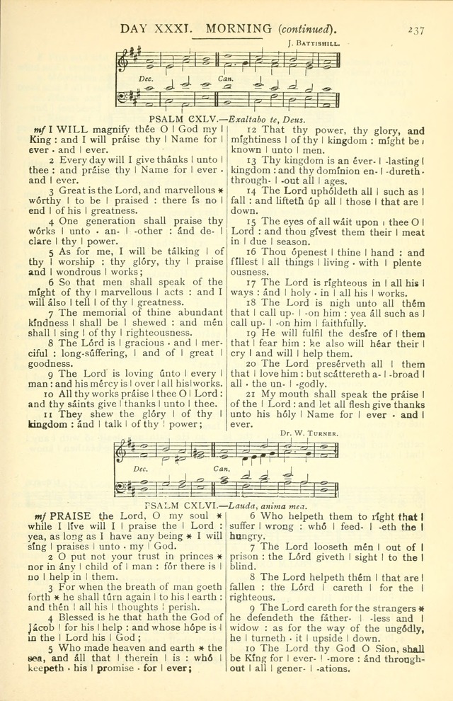 The Church Service Book: containing the words and music for the choral service, the morning and evening canticles, the holy communion, the Psalter, a selection of hymns from the hymnal with music page 250