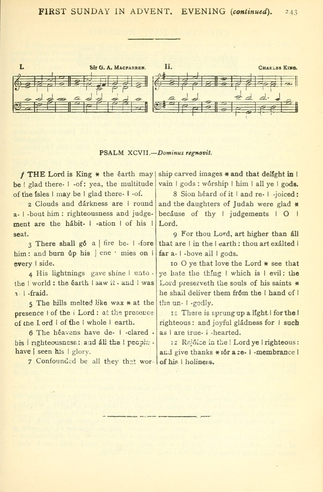 The Church Service Book: containing the words and music for the choral service, the morning and evening canticles, the holy communion, the Psalter, a selection of hymns from the hymnal with music page 256