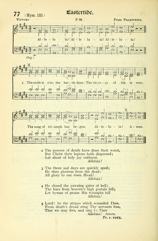 The Church Service Book: containing the words and music for the choral service, the morning and evening canticles, the holy communion, the Psalter, a selection of hymns from the hymnal with music page 427