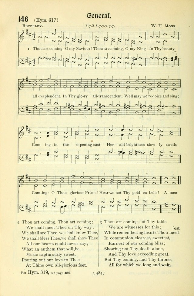 The Church Service Book: containing the words and music for the choral service, the morning and evening canticles, the holy communion, the Psalter, a selection of hymns from the hymnal with music page 499