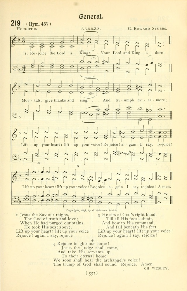 The Church Service Book: containing the words and music for the choral service, the morning and evening canticles, the holy communion, the Psalter, a selection of hymns from the hymnal with music page 572