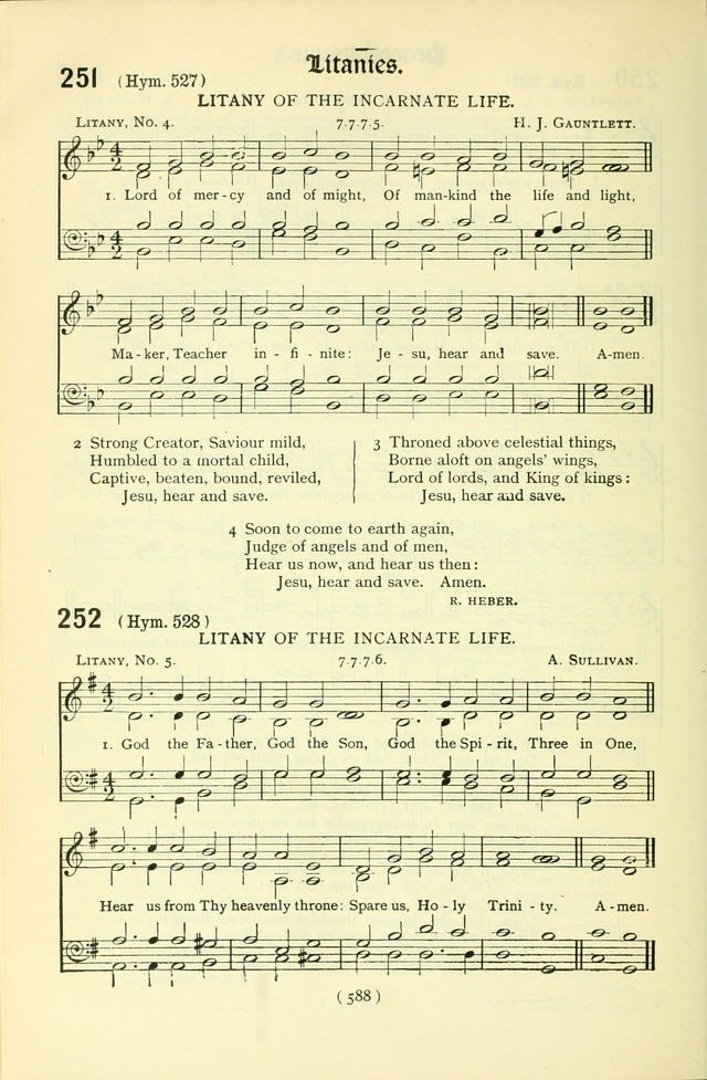 The Church Service Book: containing the words and music for the choral service, the morning and evening canticles, the holy communion, the Psalter, a selection of hymns from the hymnal with music page 603