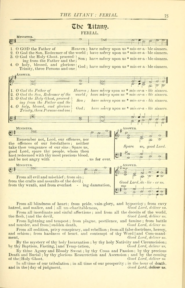 The Church Service Book: containing the words and music for the choral service, the morning and evening canticles, the holy communion, the Psalter, a selection of hymns from the hymnal with music page 82