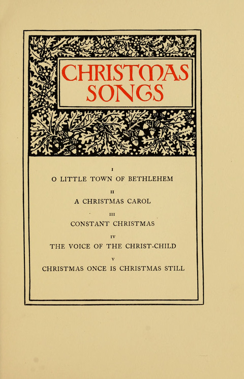 Christmas Songs and Easter Carols page x