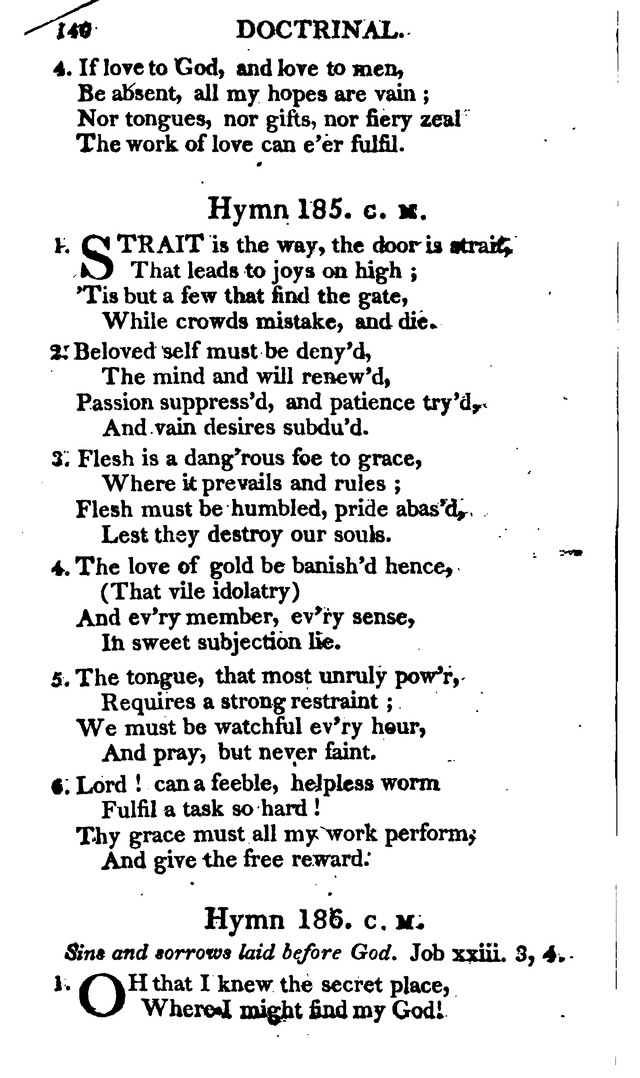 A Choice Selection of Evangelical Hymns, from various authors: for the use of the English Evangelical Lutheran Church in New York page 140