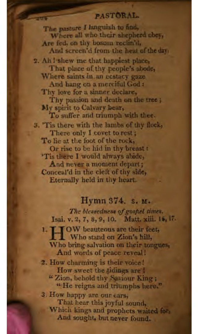 A Choice Selection of Evangelical Hymns, from various authors: for the use of the English Evangelical Lutheran Church in New York page 262