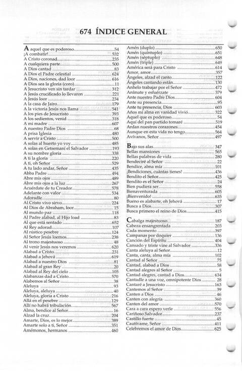 Celebremos Su Gloria page 633