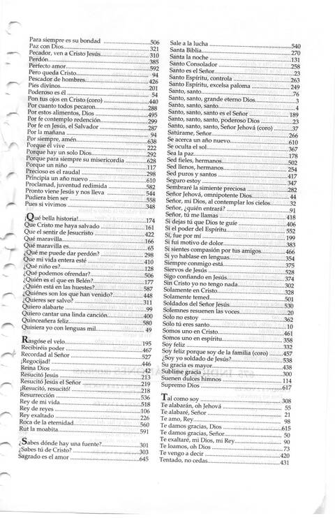 Celebremos Su Gloria page 638