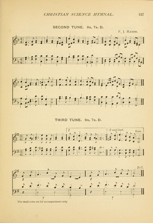 Christian Science Hymnal: a selection of spiritual songs page 127