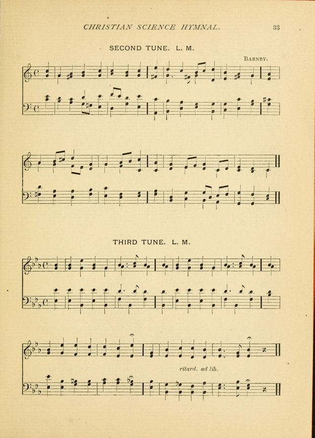 Christian Science Hymnal: a selection of spiritual songs page 33