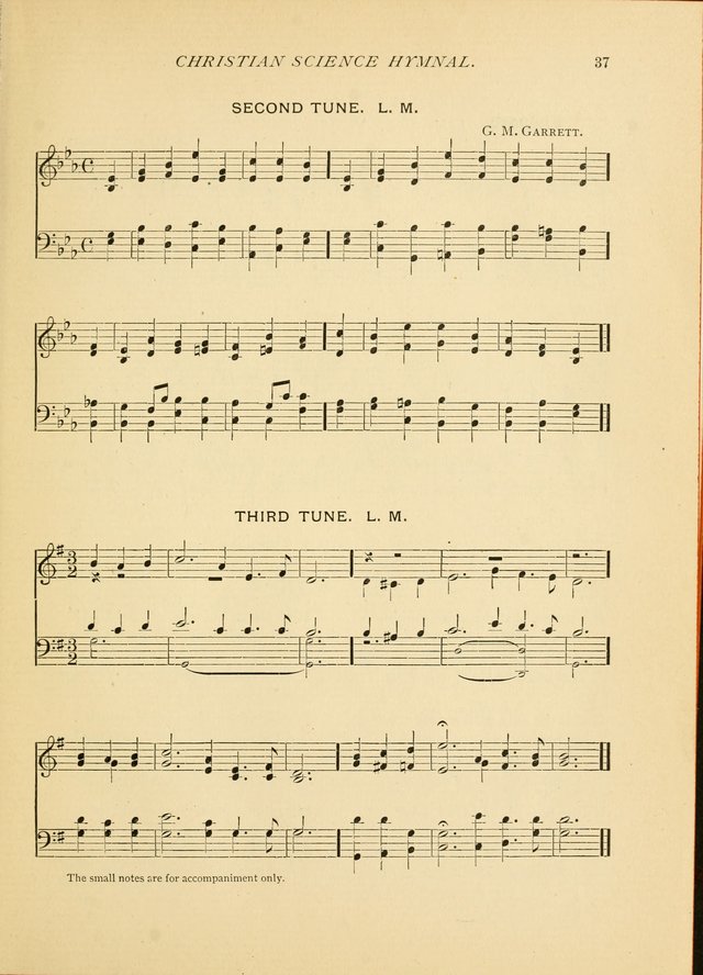 Christian Science Hymnal: a selection of spiritual songs page 37