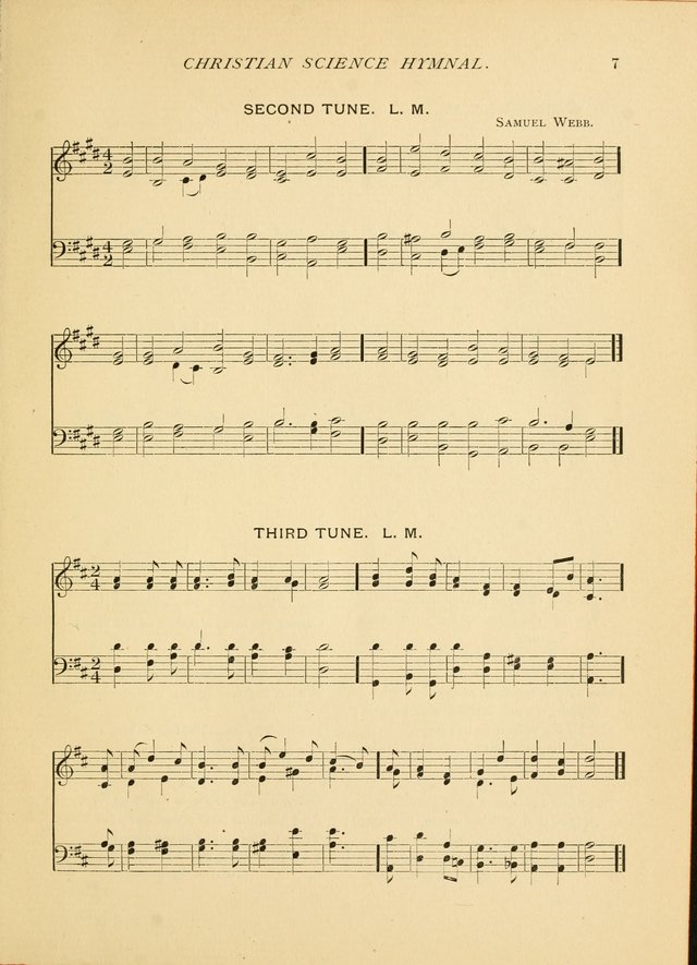 Christian Science Hymnal: a selection of spiritual songs page 7