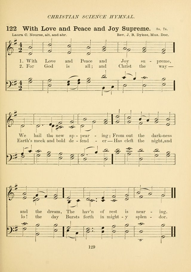 Christian Science Hymnal: a selection of spiritual songs page 138