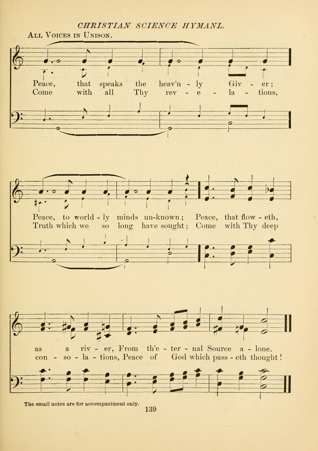 Christian Science Hymnal: a selection of spiritual songs page 148