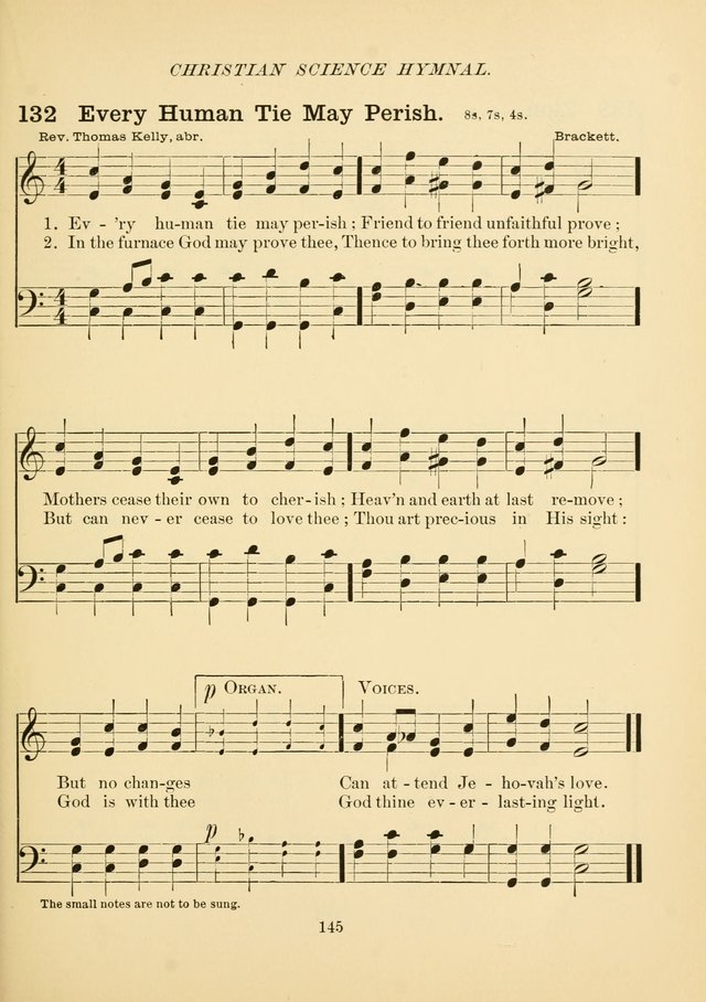 Christian Science Hymnal: a selection of spiritual songs page 154