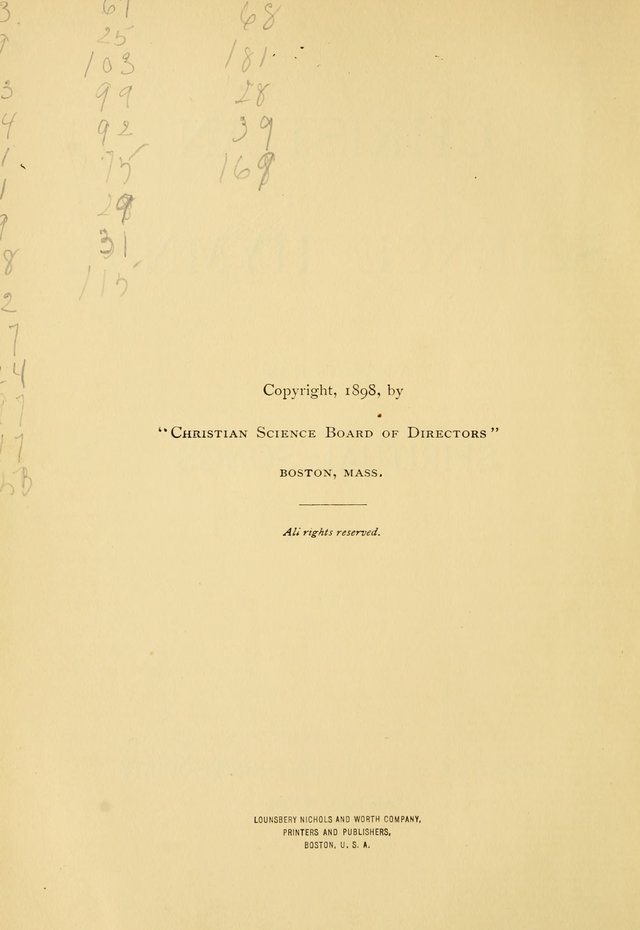 Christian Science Hymnal: a selection of spiritual songs page 7