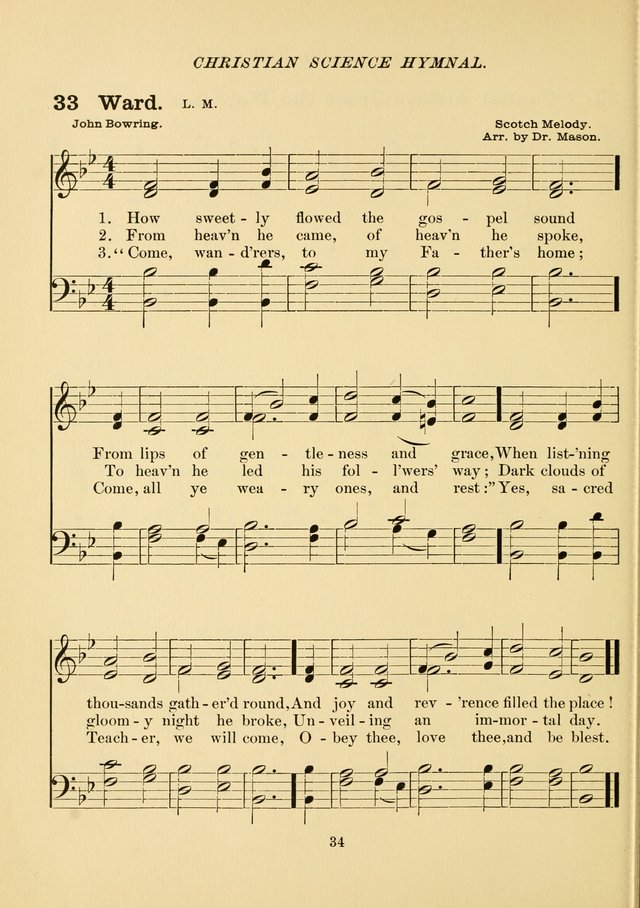 Christian Science Hymnal page 43