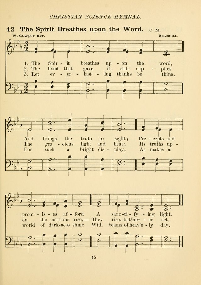 Christian Science Hymnal page 54