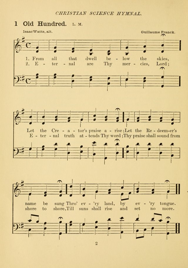 Christian Science Hymnal page 11