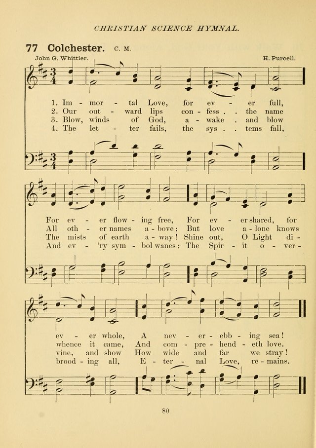Christian Science Hymnal page 89