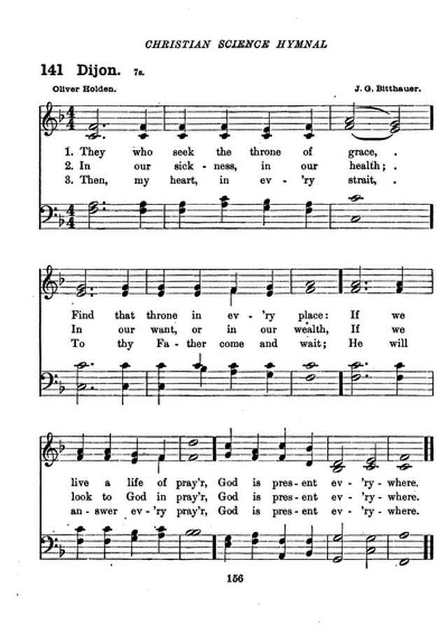 Christian Science Hymnal page 156
