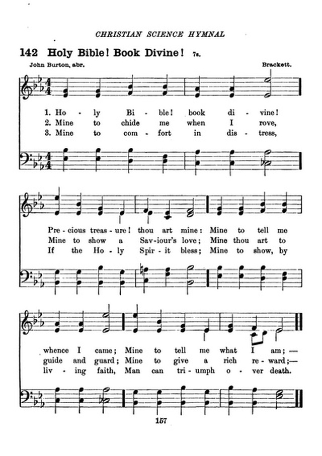 Christian Science Hymnal page 157