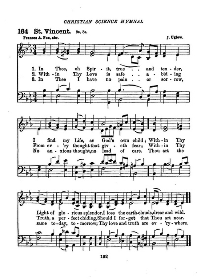 Christian Science Hymnal page 192