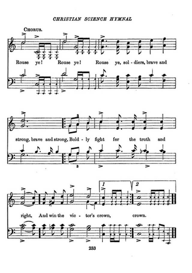 Christian Science Hymnal page 233