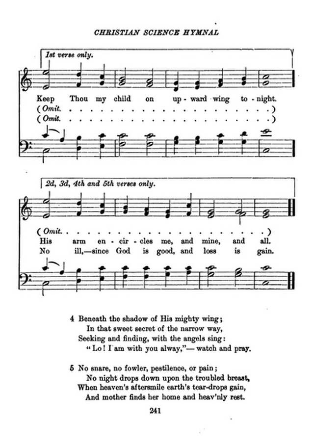 Christian Science Hymnal page 241