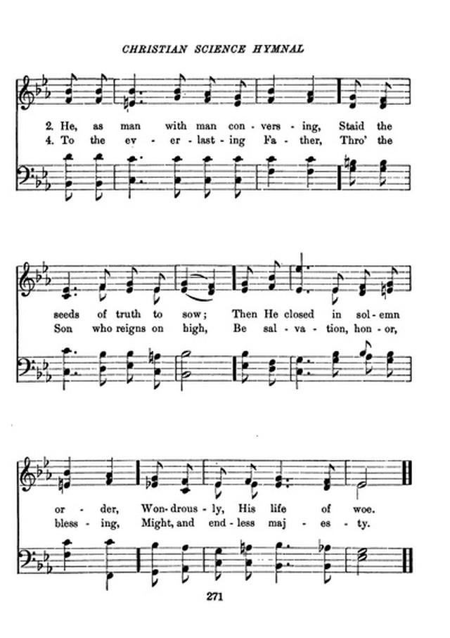 Christian Science Hymnal page 271